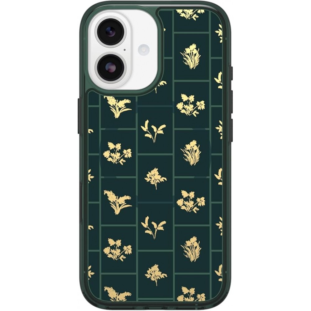 iP 17 Pro Symmetry Series Clear Case - Golden Bloom