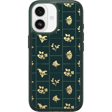 iP 17 Pro Symmetry Series Clear Case - Golden Bloom