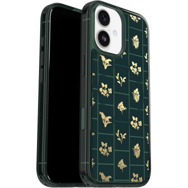 iP 17 Pro Symmetry Series Clear Case - Golden Bloom