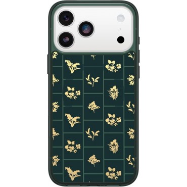 iP 17 Pro Max Symmetry Series Clear Case - Golden Bloom