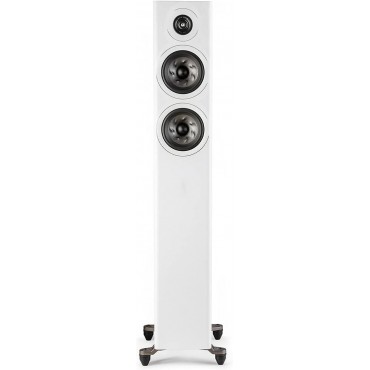 Elegant Floorstanding Speaker | Deep Bass Home Audio Tower for Living Room - white Elegant Floorstanding Speaker | Deep Bass Home Audio Tower for Living Room - white