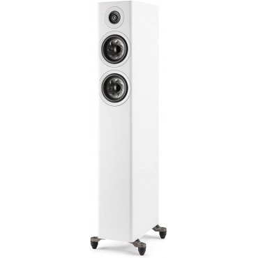 Elegant Floorstanding Speaker | Deep Bass Home Audio Tower for Living Room - white Elegant Floorstanding Speaker | Deep Bass Home Audio Tower for Living Room - white