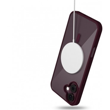 ip16plus Case-Burgundy Maroon